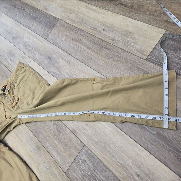 The North Face Nobel Stretch Pant khaki tan Womens Size 12 Roll Up - Picture 7 of 15